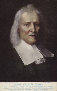 Izaak Walton (1593-1683), scrittore inglese da Jacob Huysmans