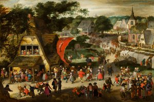 Fiera nel giorno di San Sebastiano da Jacob I Savery