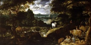 Orfeo che incanta gli animali, 1601