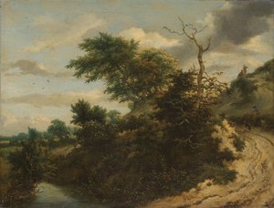 Sentiero sabbioso nelle dune da Jacob van Ruisdael