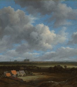 Veduta di Haarlem da nord-ovest, con i campi di candeggio in primo piano