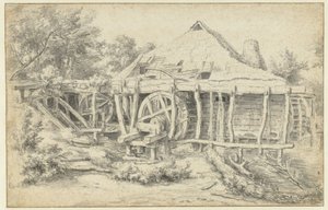 Vista di un mulino ad acqua da Jacob van Ruisdael