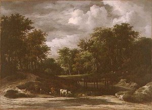 Paesaggio boschivo da Jacob van Ruisdael