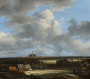 Veduta di Haarlem con Campi di Candeggio, c.1670-75