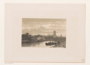 Veduta del porto e della diga da Jacob Jan van der Maaten