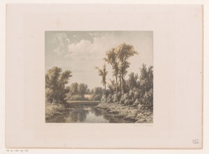 Paesaggio con fiume da Jacob Jan van der Maaten