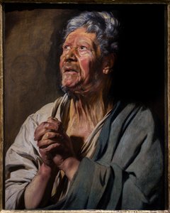 Figura di apostolo (San Pietro), 1620-1621 circa (olio su tavola) da Jacob Jordaens