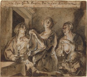 "Sono le Buone Candele che Illuminano la Strada" da Jacob Jordaens