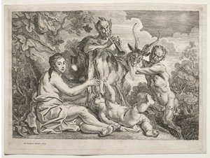 Giove nutrito dalla capra Amaltea da Jacob Jordaens