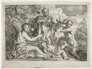 Giove nutrito dalla capra Almatea, 1652