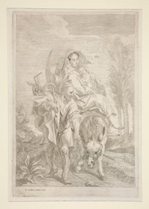 La fuga in Egitto da Jacob Jordaens
