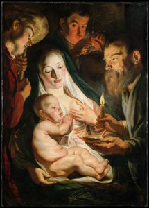 La Sacra Famiglia con i pastori, 1616
