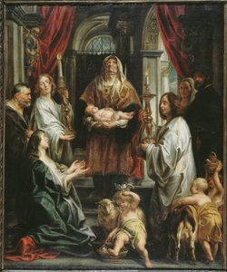 La presentazione al tempio da Jacob Jordaens