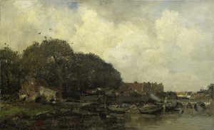 Veduta del porto da Jacob Maris