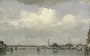 Veduta del porto da Jacob Maris