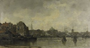 Veduta della città da Jacob Maris