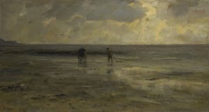 Spiaggia di sera da Jacob Maris