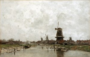 I cinque mulini a vento da Jacob Maris