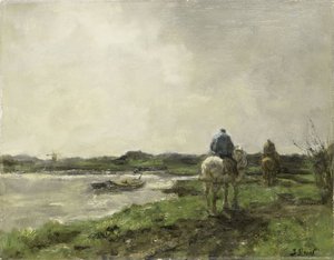 Sentiero lungo il canale da Jacob Maris