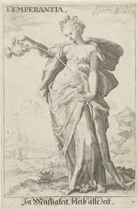 Temperanza da Jacob Matham (attributed to)