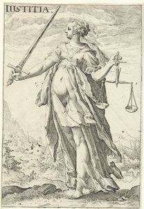 Giustizia da Jacob Matham (attributed to)