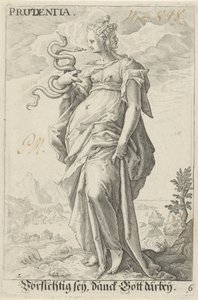 Prudenza da Jacob Matham (attributed to)