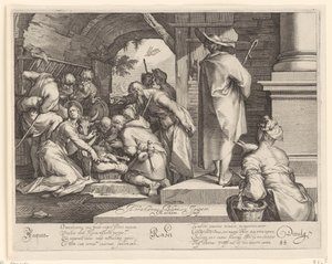 Adorazione dei pastori da Jacob Matham