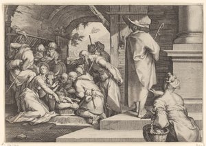 Adorazione dei pastori da Jacob Matham