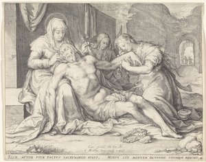 Compianto su Cristo da Jacob Matham