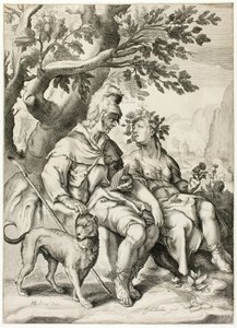Corydon e Sylvia da Jacob Matham