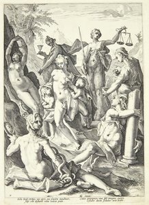 Le Sette Virtù da Jacob Matham