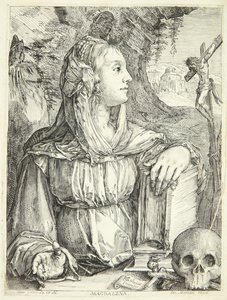 La penitente Maria Maddalena da Jacob Matham