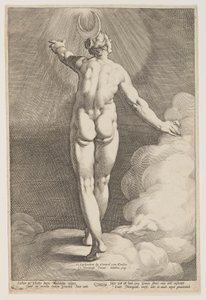 Diana tra le nuvole da Jacob Matham