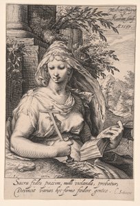 Fede, da Le sette virtù da Jacob Matham