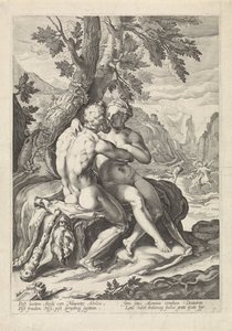 Ercole e Deianira da Jacob Matham