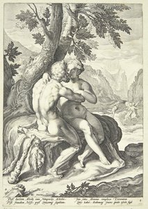 Ercole e Deianira da Jacob Matham