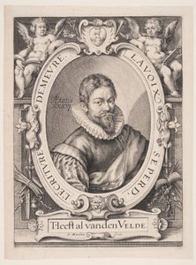 Jan van de Velde il Vecchio, calligrafo ad Haarlem da Jacob Matham
