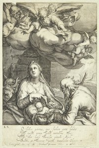Nascita di Gesù da Jacob Matham