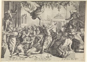 Marco salva uno schiavo dalla sua tortura da Jacob Matham