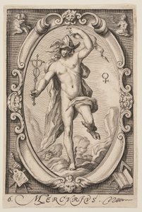 Mercurio, da I sette pianeti da Jacob Matham