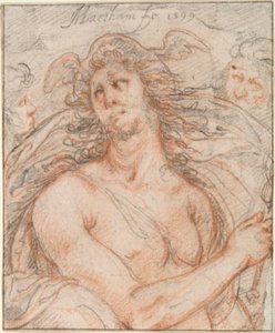 Mercurio con teste di un vecchio e di un giovane da Jacob Matham