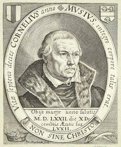 Ritratto di Cornelis Musius da Jacob Matham