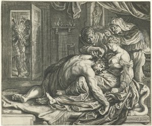 Sansone e Dalila da Jacob Matham
