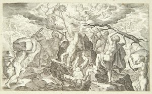 La battaglia tra gli dei e i titani