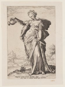 Temperanza, da Le virtù da Jacob Matham