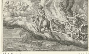 Ritorno di Vulcano con Bacco da Jacob Matham