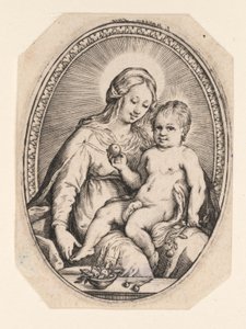 La Vergine e il Bambino da Jacob Matham
