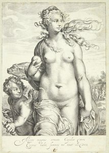 Venere riceve il premio per la bellezza da Jacob Matham