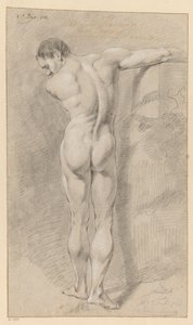 Nudo maschile in piedi, visto di schiena (1° premio 1768)