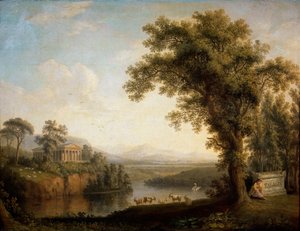 Paesaggio antico con la tomba di Fetonte, 1785 da Jacob Philip Hackert